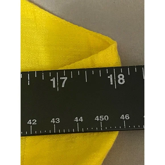 Simply Vera Vera Wang Marigold Tiered Maxi Dress XXL Sleeveless V-Neck Boho - Picture 5 of 8